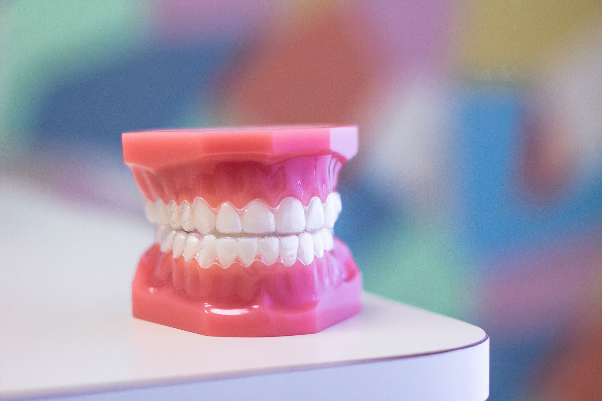 teeth model with invisalign