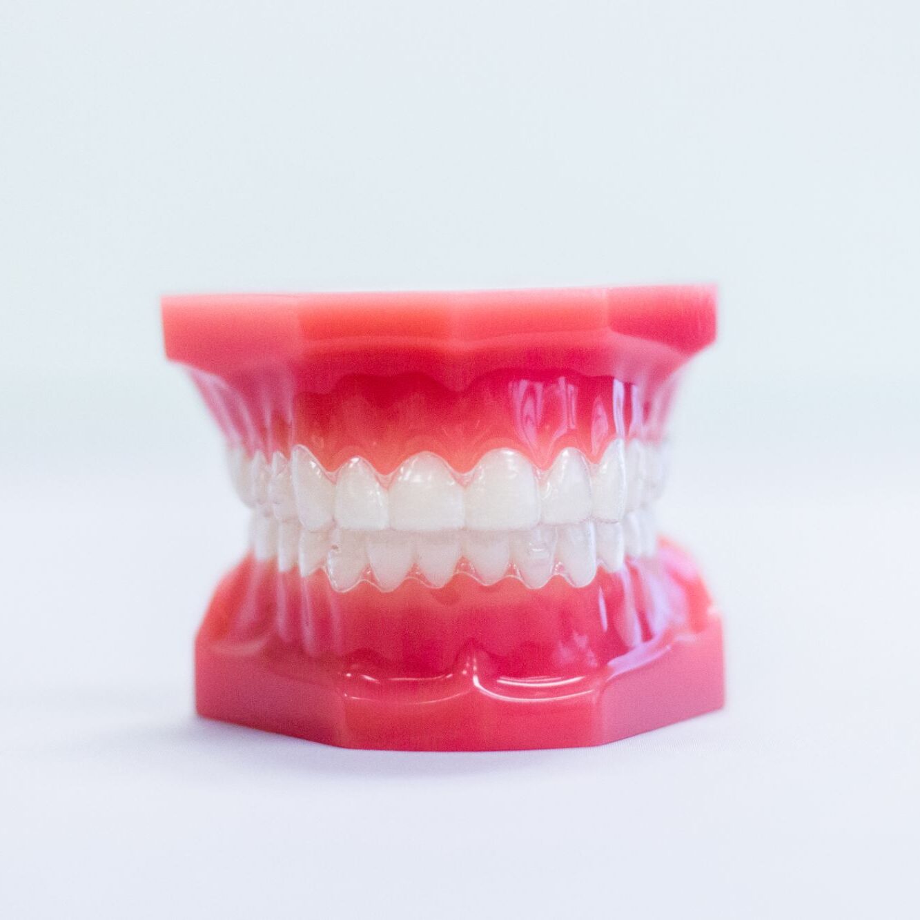 teeth model with Invisalign